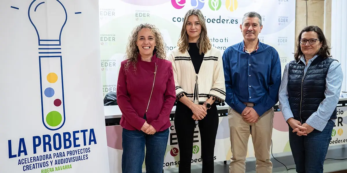 Consorcio EDER y el Cl&uacute;ster Audiovisual de Navarra (CLAVNA) presentaron este mi&eacute;rcoles en Tudela la tercera edici&oacute;n de La Probeta