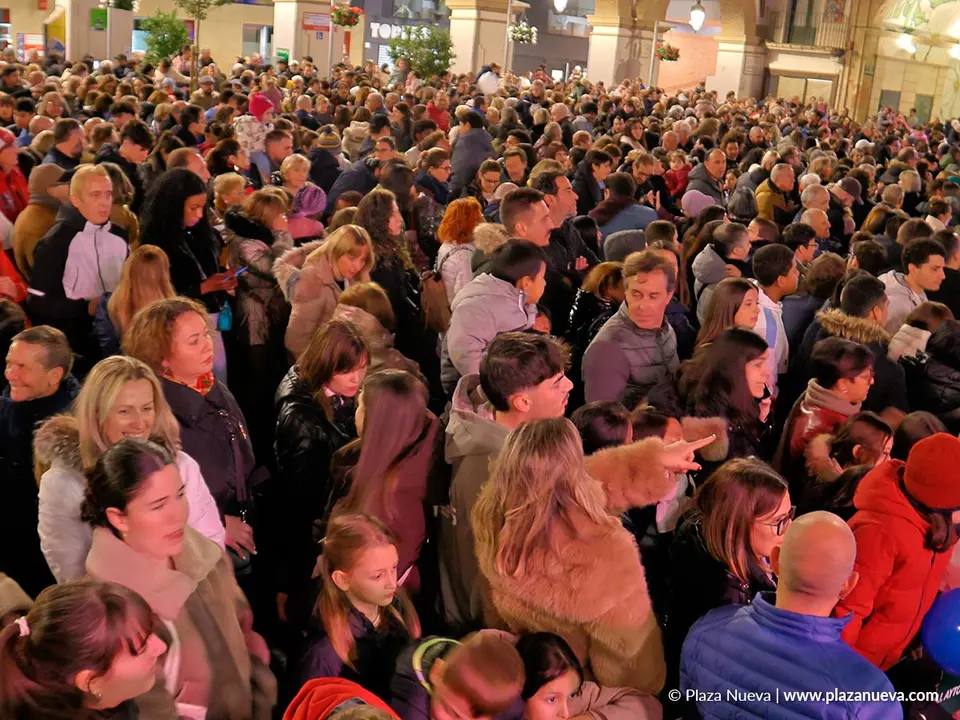 As&iacute; fue el encendido navide&ntilde;o de Tudela 9