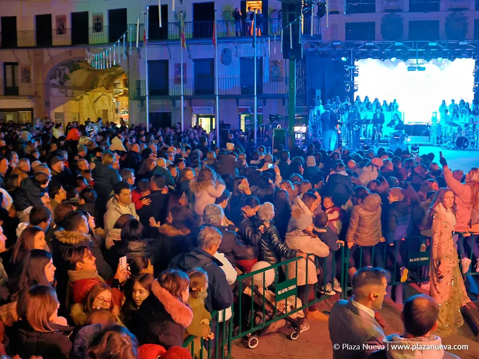 As&iacute; fue el encendido navide&ntilde;o de Tudela 15