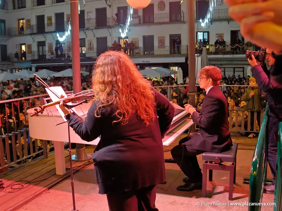 As&iacute; fue el encendido navide&ntilde;o de Tudela 17