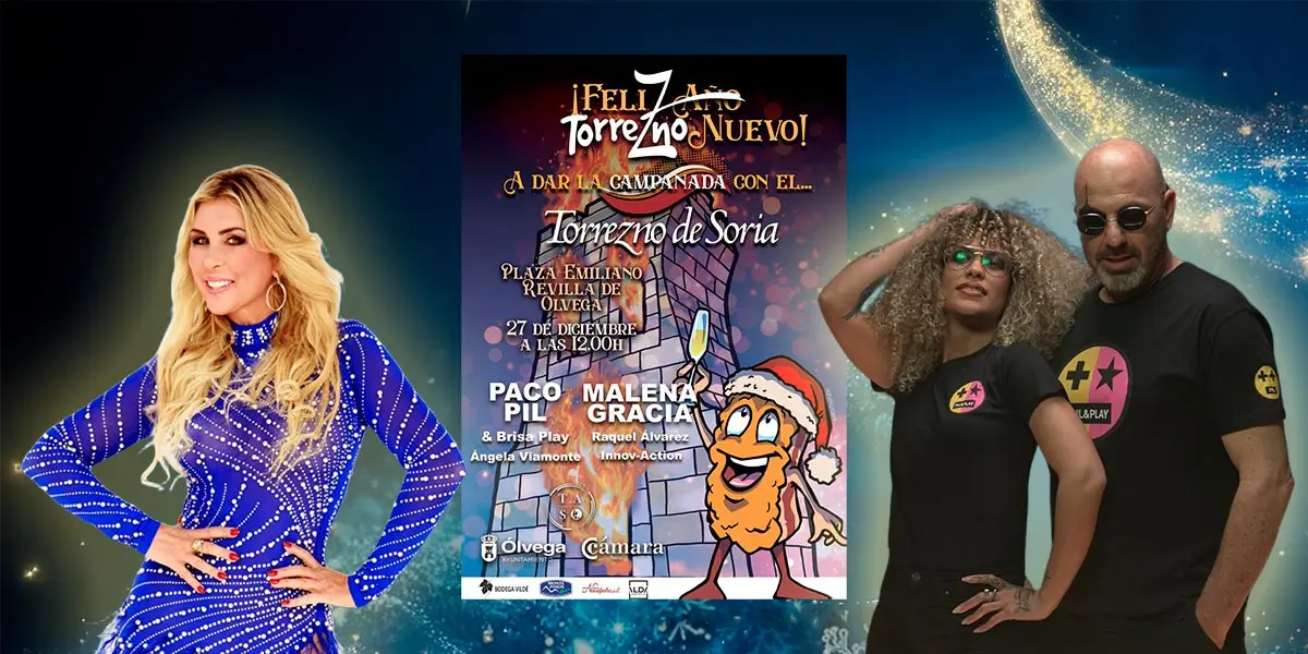 &Oacute;lvega despedir&aacute; el a&ntilde;o a mordiscos con las Torrezno-Campanadas con Paco Pil, Brisa Play y Malena Gracia