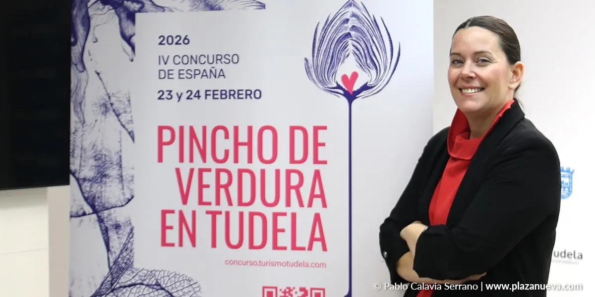 La concejal de Turismo, Irune Garc&iacute;a, ha presentado esta ma&ntilde;ana en rueda de prensa la realizaci&oacute;n del IV Concurso de Espa&ntilde;a de Pincho de Verdura que este a&ntilde;o se celebrar&aacute; en el Tudela Green Temple, antigua iglesia de San Nicol&aacute;s