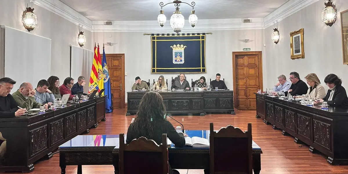 Un momento del pleno ordinario de enero