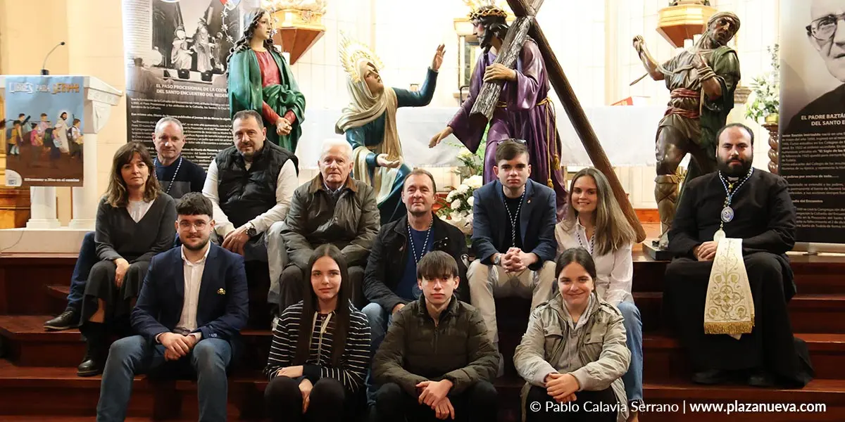 La Cofrad&iacute;a del Santo Encuentro de Tudela present&oacute; esta ma&ntilde;ana las figuras restauradas de su Paso Procesional