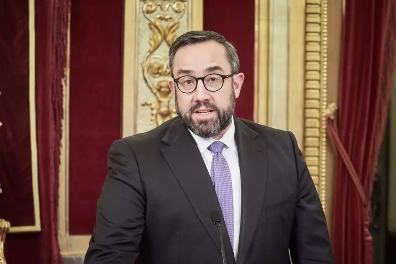 Archivo - El portavoz del Gobierno de Navarra, Javier Rem&iacute;rez.