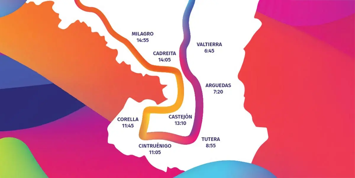 Recorrido por la Ribera de la 24&ordm; edici&oacute;n de la Korrika
