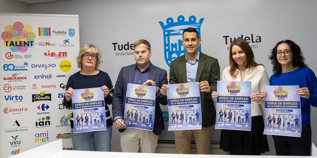 La feria de empleo &lsquo;Ribera Talent&rsquo; 2026 contar&aacute; con 34 stands y m&aacute;s de 200 ofertas de empleo