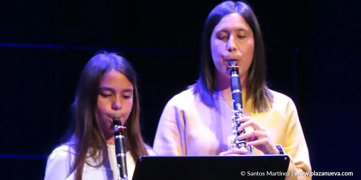 Conciertos en familia en la escuela de m&uacute;sica de Murchante 1