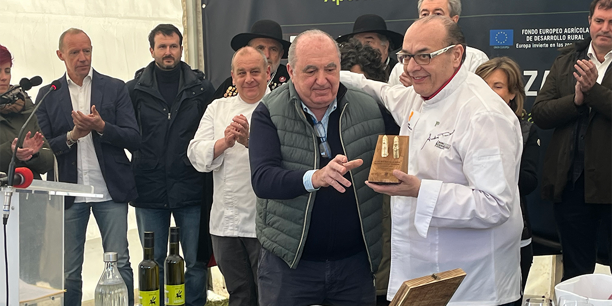 Homenaje al chef italiano Andrea Tumbarello