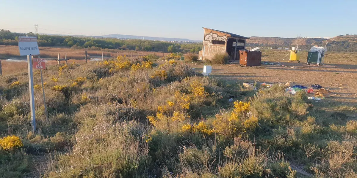 Aspecto del Enclave Natural Soto de los Tetones tras la celebraci&oacute;n del D&iacute;a del &Aacute;ngel