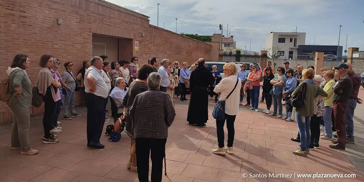 Vecinos de Murchante visitan el Monasterio de Monteagudo 1