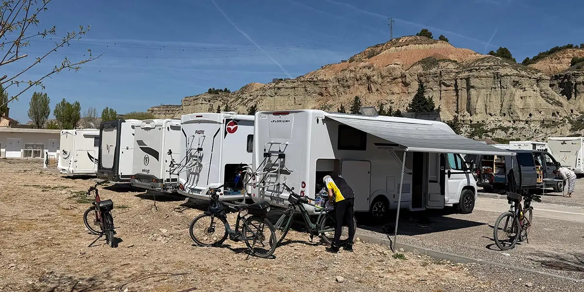 &Aacute;rea de autocaravanas de Arguedas 
