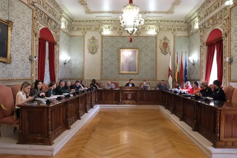 Reuni&oacute;n de la Junta de Seguridad en Tudela.