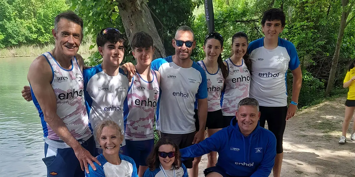 Foto equipo - Pirag&uuml;ismo Campeonato de Espa&ntilde;a Enhol Ebrokayak