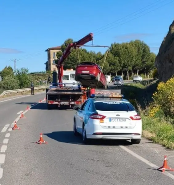 Imagen del lugar del accidente.