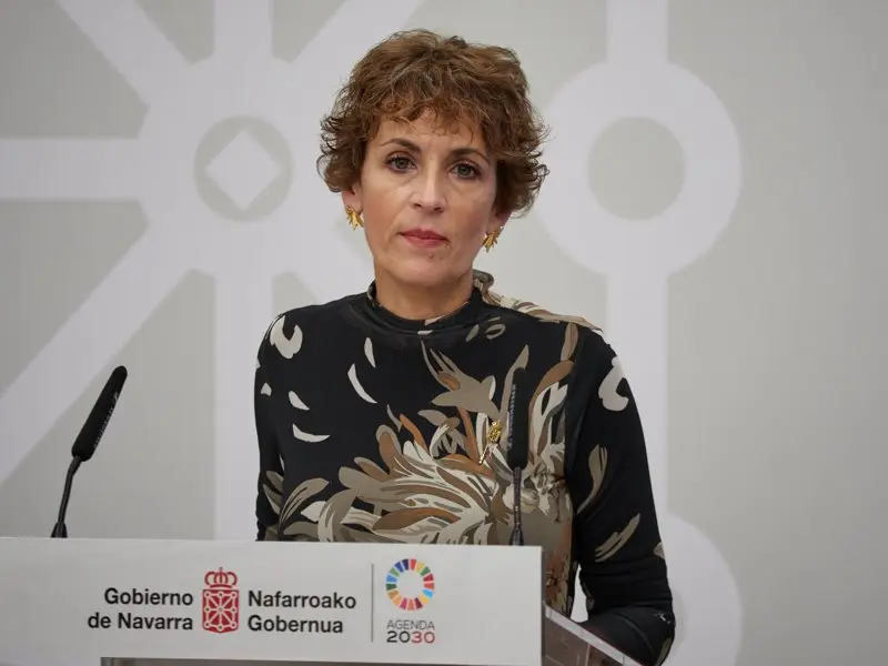 Archivo - La presidenta de Navarra, Mar&iacute;a Chivite, en una imagen archivo 
