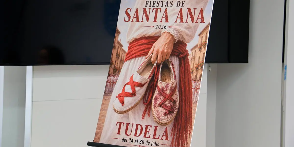 El cartel &ldquo;7 d&iacute;as para dejar huella&rdquo; ha sido retirado por el Ayuntamiento de Tudela tras reconocer su autora el uso de inteligencia artificial en parte de su creaci&oacute;n