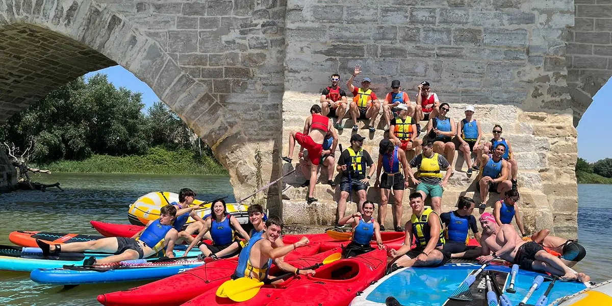 Descenso fluvial organizado por el CIP ETI Central de Tudela en el r&iacute;o Ebro 1