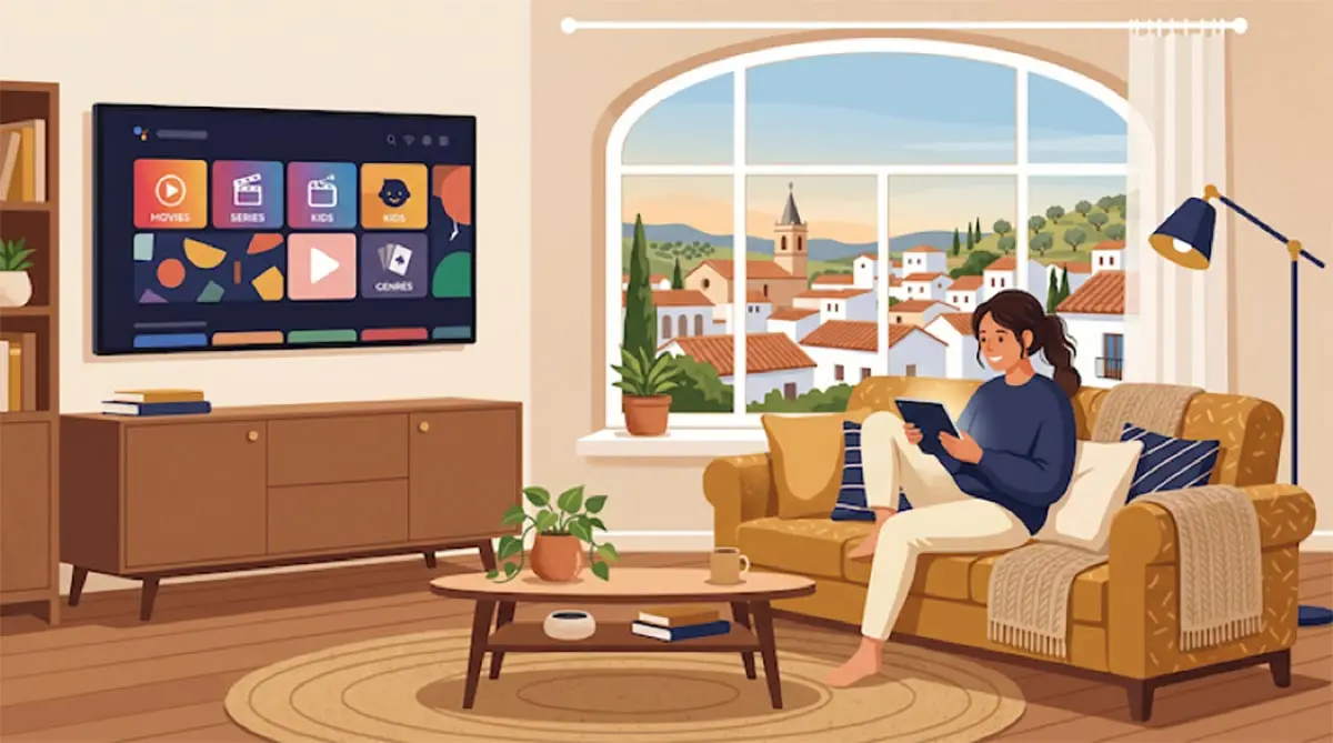 ocio tiempo libre sal&oacute;n televisi&oacute;n sof&aacute;