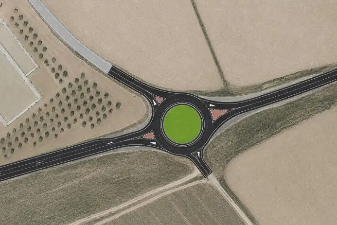 Imagen de la nueva glorieta proyectada en Bu&ntilde;uel