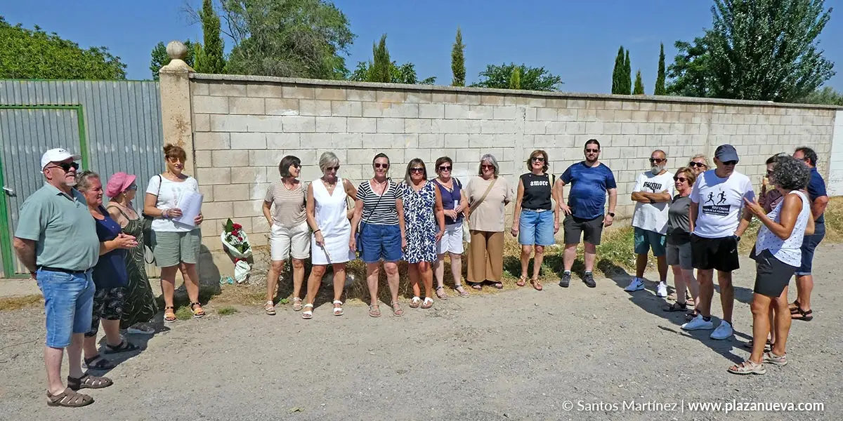 Vecinos de Murchante en el homenaje