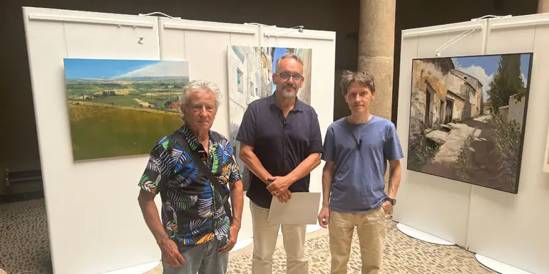 La exposici&oacute;n re&uacute;ne 12 pinturas, entre ellas las correspondientes a los seis primeros clasificados del XX Certamen de Pintura al Aire Libre