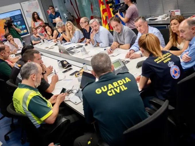 Reuni&oacute;n del CECOPI.