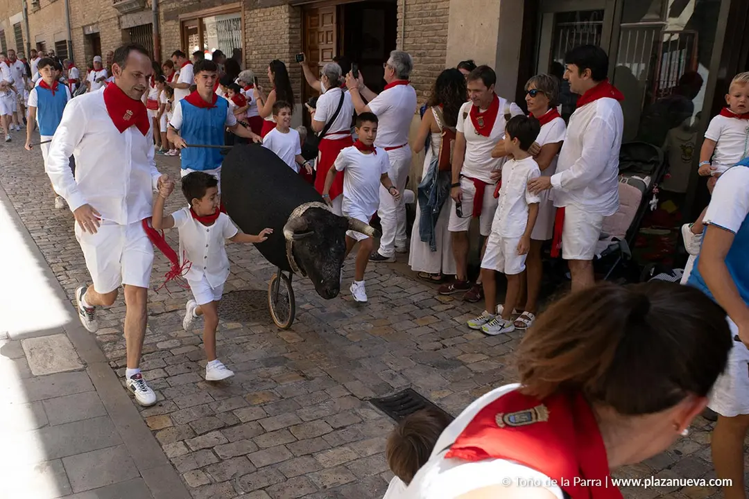 Fiestas de Tudela 2026 Encierro txiki en la R&uacute;a 10