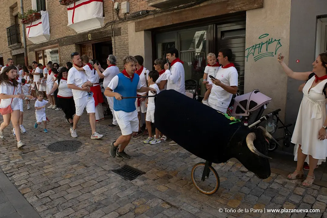 Fiestas de Tudela 2026 Encierro txiki en la R&uacute;a 11