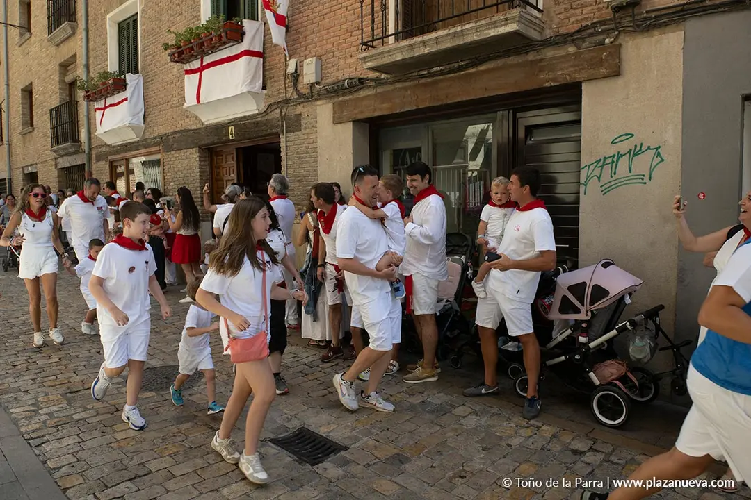 Fiestas de Tudela 2026 Encierro txiki en la R&uacute;a 12