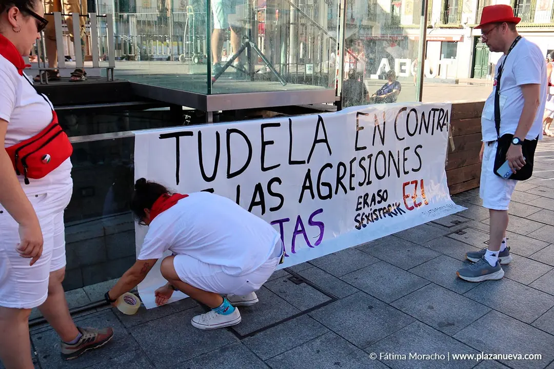 Fiestas de Tudela 2026 Concentraci&oacute;n agresi&oacute;n sexista 2