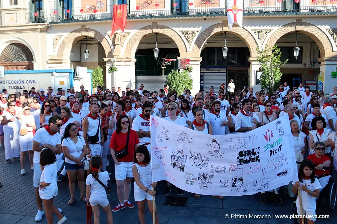 Fiestas de Tudela 2026 Concentraci&oacute;n agresi&oacute;n sexista 6