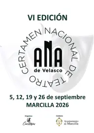 VI Certamen Nacional de Teatro Amateur Ana de Velasco en Marcilla 2026