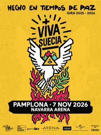 Concierto en Pamplona &lsquo;Hecho en tiempos de paz&rsquo; de Viva Suecia