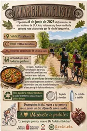 Marcha ciclista en Tudela de Recicleta Ribera 2026