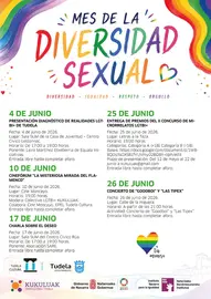 Mes de la Diversidad Sexual en Tudela 2026