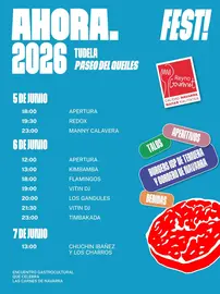 Ahora Fest en Tudela 2026