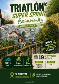 I Triatl&oacute;n Super Sprint Sendaviva en Arguedas 2026