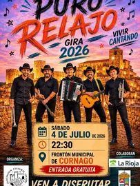 Concierto en Cornago 'Vivir Cantando' de Puro Relajo