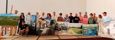 Obras participantes en el XX Certamen de Pintura al Aire Libre 'Jos&eacute; Luis Sanz Magall&oacute;n &ndash; Villa de Monteagudo'