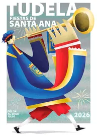Programa de las Fiestas&nbsp;patronales de Tudela 2026 en honor a Santa Ana
