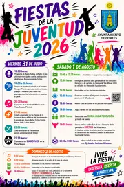 Programa de las Fiestas de la Juventud de Cortes 2026