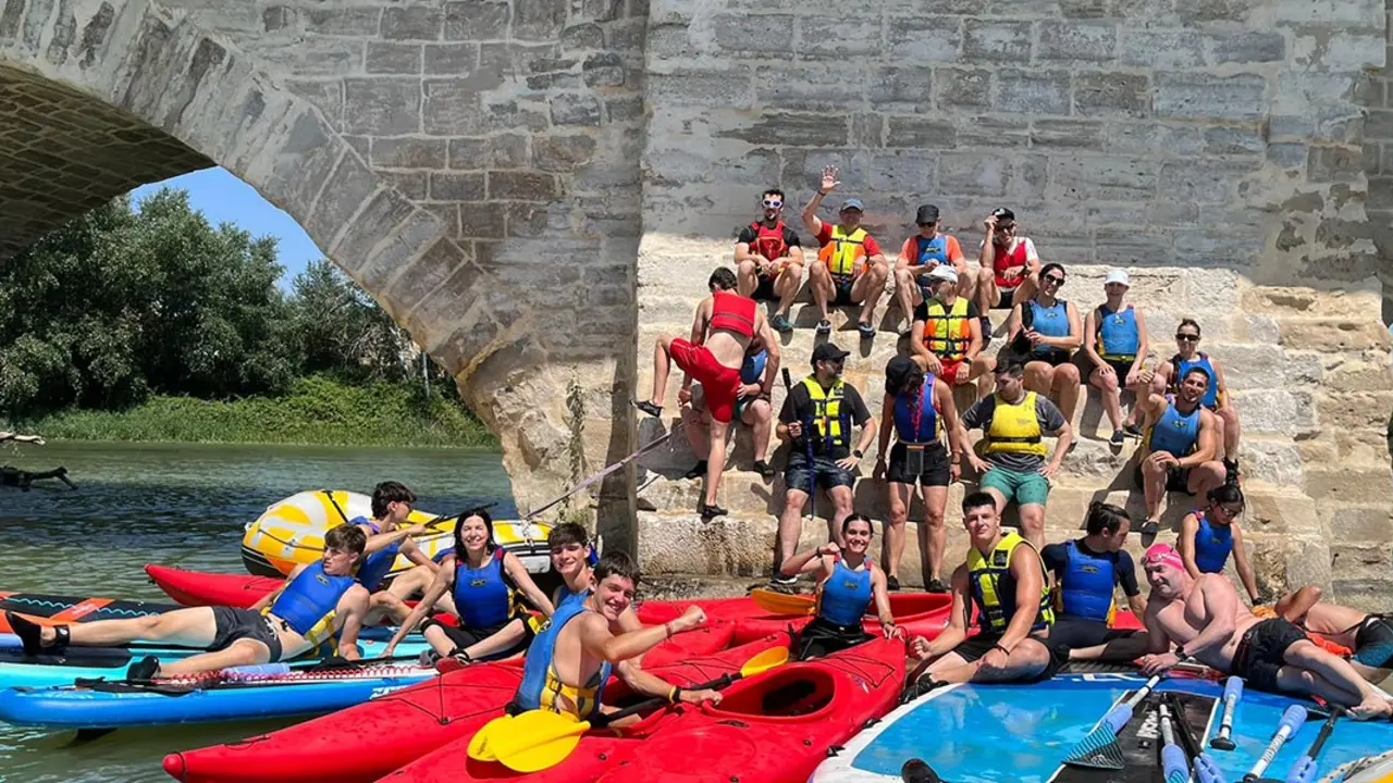 Descenso fluvial organizado por el CIP ETI Central de Tudela en el r&iacute;o Ebro 1