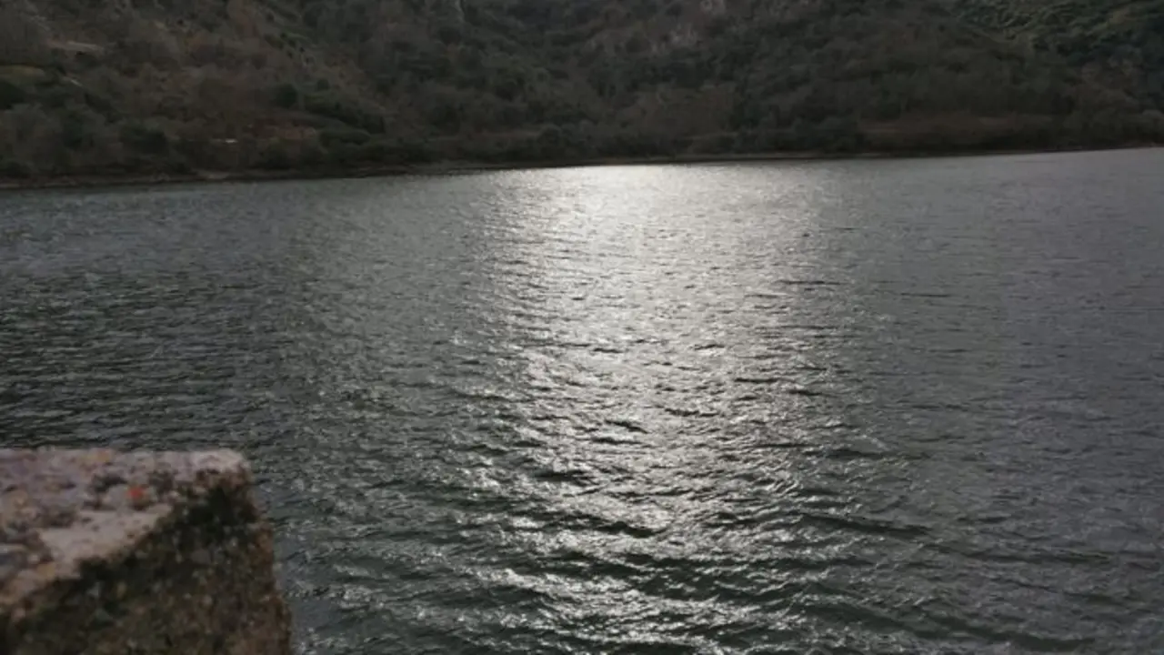 Archivo - Embalse de Mansilla desde la presa