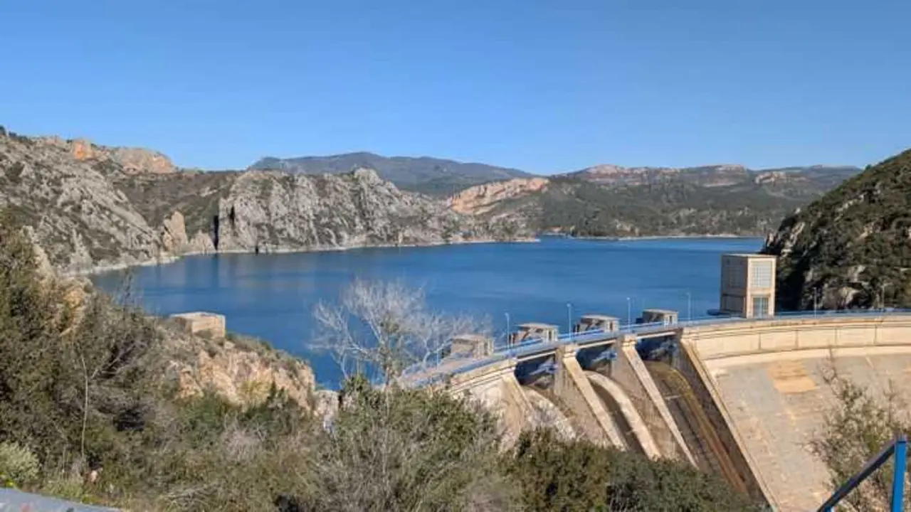 Archivo - Embalse de Santa Ana.