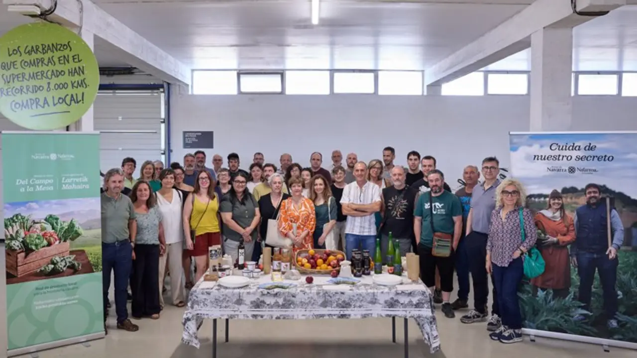 Imagen del &lsquo;Primer Encuentro Del Campo a la Mesa &ndash; Larretik Mahaira&rsquo;, celebrado en las instalaciones de Ekoalde