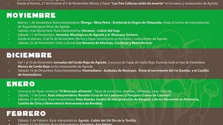 Cartel Rutas Oto&ntilde;o-Invierno 2017-2018