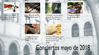 Actividades mayo de la Escuela-Conservatorio Municipal de M&uacute;sica 'Fernando Remacha' de Tudela