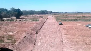 Retranqueo de la mota de Alfaro