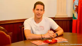 Javier Arellano en su asiento